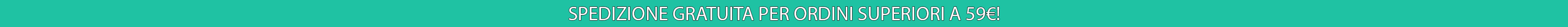 Banner promozionale: Spedizione GRATUITA per ordini superiori a 59€ su Stampa3D Sud!