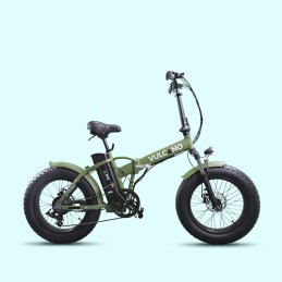 Biciciletta elettrica pieghevole 250W 36V DME Vulcano S-Type 20" verde