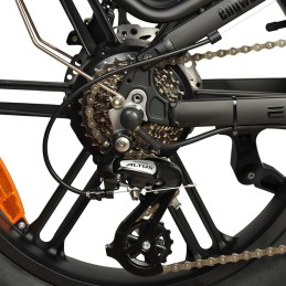 Deragliatore cambiop Shimano 8 marce Bicicletta elettrica fat bike 20" ENGWE ENGINE PRO 750W 16Ah