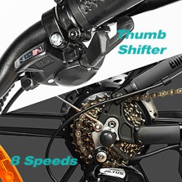 Gruppo trasmissione cambio Shimano  Bicicletta elettrica fat bike 20" ENGWE ENGINE PRO 750W 16Ah