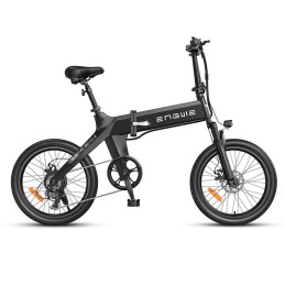 Bicicletta elettrica pieghevole fat bike 20" x 3 ENGWE C20 250W 10,4Ah nera