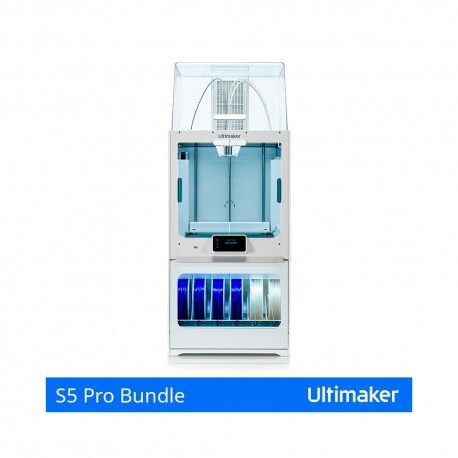 Ultimaker S5 Pro Bundle - Stampante 3D con scomparto bobine 