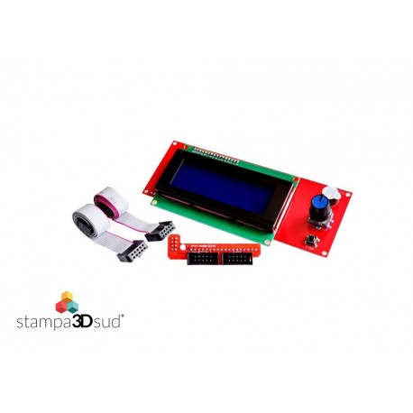 Modulo Display LCD + SD Card Reprap Mendel Prusa Ramps 1.4 Arduino Stampante 3D