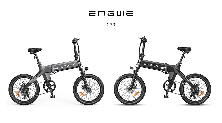 Bicicletta elettrica pieghevole fat bike 20" x 3 ENGWE C20 250W 10,4Ah